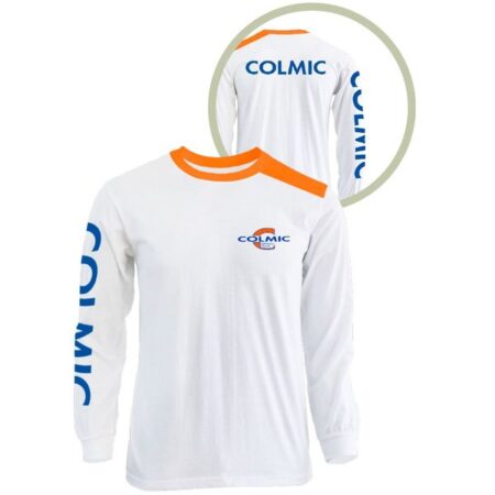 t-shirt colmic blanc longue manche pêche-expert