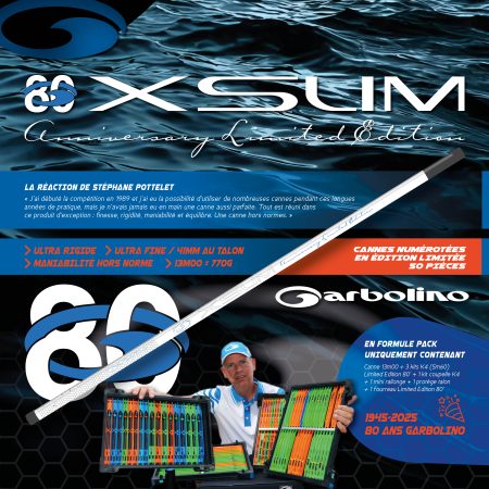 xslim anniversary 80 ans garbolino pottelet