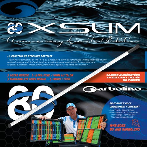 xslim anniversary 80 ans garbolino pottelet